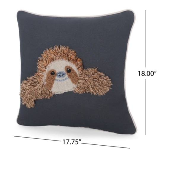 New Sloth Throw Pillow Covers (no insert) - Picture 4 of 8